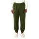 Olive Green Elastic-Cuff Lounge Pants